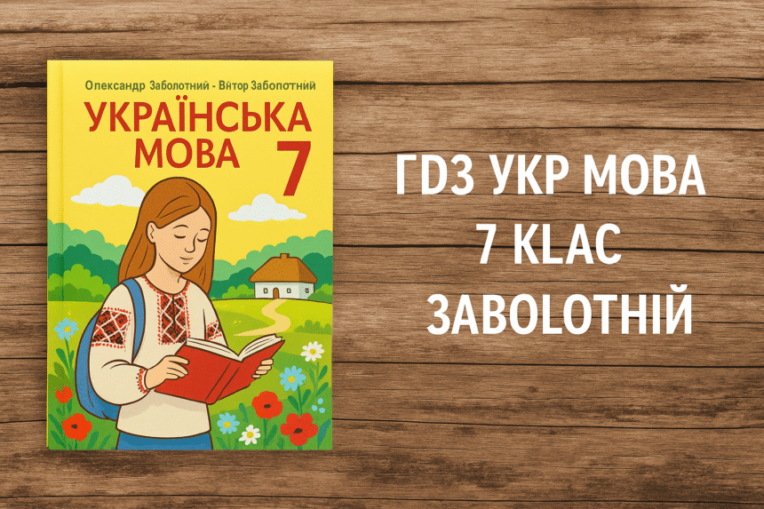 гдз укр мова 7 клас заболотний