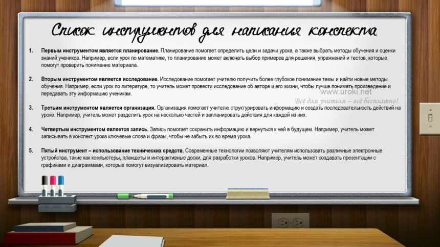 конспект уроку